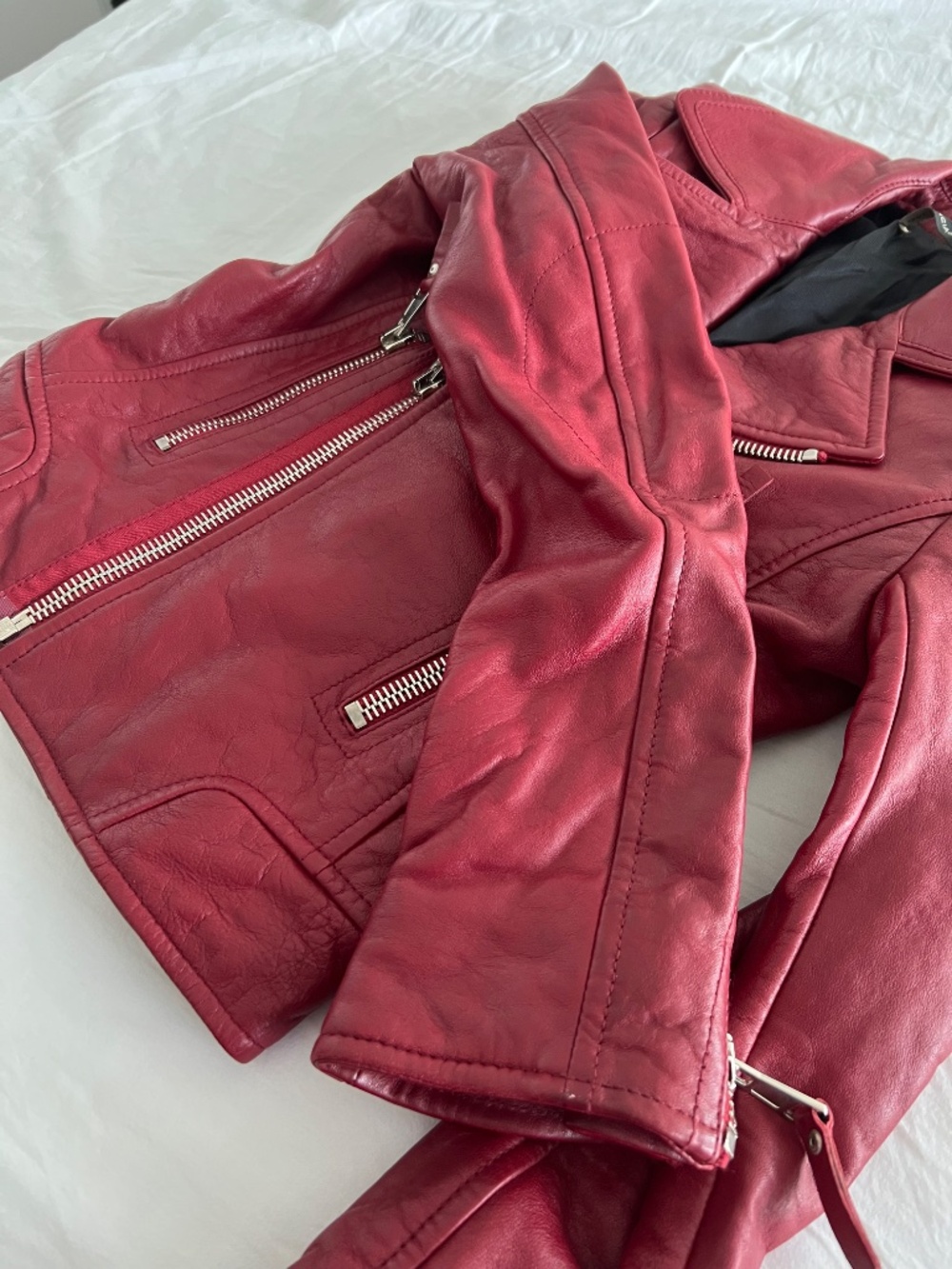 Authentic Balenciaga Leather jacket - Picture 9 of 11